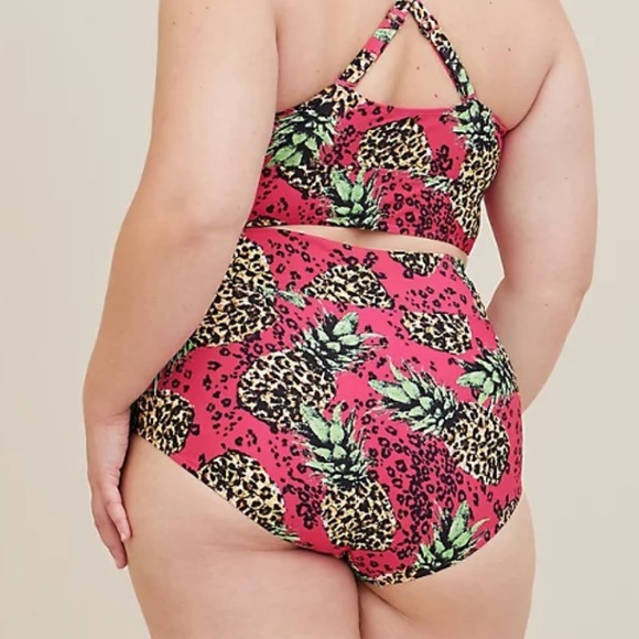 Torrid HIGH WAIST WRAP RISE SWIM BOTTOM size 4X - Picture 3 of 4